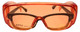 Calabria 1003 Orange/Red Large Fit Over Safety Glasses Fitover Prescription Eyewear Men Women Wrap Around Tinted Anti Fog Scratch Glare