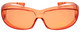 Calabria 6000 Dark Orange Large Fit Oven Eyewear Men r Safety Glasses Fitover PrescriptioWomen Wrap Around Tinted Anti Fog Scratch Glare
