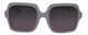 Front View of Elton John INCOGNITO 2 Unisex Sunglasses White/Polarized Grey Pink Gradient 58mm