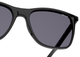 Close Up View of Police SPL872 Unisex Full Rim Designer Sunglasses in Gloss Black/Dark Grey 56 mm
