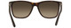 Top View of Police SPL872 Unisex Sunglasses Tortoise Havana Brown Silver/Amber Gradient 56mm