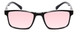 Front View of Medspex L2007 C1 Black FL-41 Pink Anti-Migraine Reduce Light Sensitive Glasses
