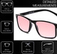Dimensions of Medspex L2007 C1 Black FL-41 Pink Anti-Migraine Reduce Light Sensitive Glasses