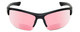 Front View of Medspex Sport 202BF FL41 Pink BIFOCAL Migraine Reduction Safety Glasses in Black