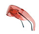 Fit Over View of Medspex 3000 FL41 Pink Migraine Glasses Fitover Safety Glasses Blue Light Filter