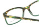 Close View of Ernest Hemingway H4694 Unisex Eyeglasses in Tortoise/Emerald Green 53mm