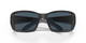 Close Up View of Costa Del Mar Blackfin Unisex Designer Sunglasses Black/Polarized Gray 580P 62mm