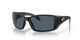 Top View of Costa Del Mar Blackfin Unisex Designer Sunglasses Black/Polarized Gray 580P 62mm Alternate 1