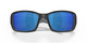 Close Up View of Costa Del Mar Blackfin Unisex Sunglass in Black/Polarized Blue Mirror 580P 62 mm