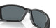 Profile View of Costa Del Mar Blackfin Unisex Sunglass in Black/Polarized Blue Mirror 580P 62 mm Alternate 1