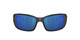Side View of Costa Del Mar Blackfin Unisex Sunglass in Black/Polarized Blue Mirror 580P 62 mm Alternate 1