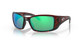 Top View of Costa Del Mar Blackfin Unisex Sunglass Tortoise/Polarized Green Mirror 580G 62mm Alternate 1