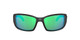 Close Up View of Costa Del Mar Blackfin Unisex Sunglasses Black/Polarized Green Mirror 580G 62 mm Alternate 1
