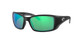 Top View of Costa Del Mar Blackfin Unisex Sunglasses Black/Polarized Green Mirror 580G 62 mm Alternate 1