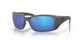 Profile View of Costa Del Mar Blackfin Unisex Sunglasses in Gray/Polarized Blue Mirror 580G 62mm