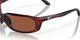 Top View of Costa Del Mar Brine Unisex Sunglasses Tortoise Havana/Polarized Copper 580P 59mm