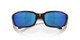 Close Up View of Costa Del Mar Brine Unisex Sunglass in Tortoise/Polarized Blue Mirror 580P 59 mm