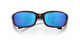 Close Up View of Costa Del Mar Brine Unisex Sunglass in Tortoise/Polarized Blue Mirror 580G 59 mm