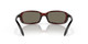 Front View of Costa Del Mar Brine Unisex Sunglass in Tortoise/Polarized Blue Mirror 580G 59 mm Alternate 1