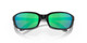 Close Up View of Costa Del Mar Brine Unisex Sunglass Black Gray/Polarized Green Mirror 580G 59 mm