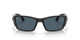 Front View of Costa Del Mar Corbina Unisex Designer Sunglasses Black/Polarized Gray 580P 62 mm