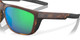 Top View of Costa Del Mar Ferg Unisex Sunglass in Tortoise/Polarized Green Mirror 580P 59 mm
