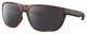 Profile View of Costa Del Mar Ferg Designer Polarized Sunglasses with Custom Cut Smoke Grey Lenses in Matte Tortoise Havana Unisex Panthos Full Rim Acetate 59 mm