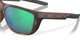 Top View of Costa Del Mar Ferg Unisex Sunglass in Tortoise/Polarized Green Mirror 580G 59 mm