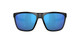 Side View of Costa Del Mar Ferg Unisex Sunglasses Black/Polarized Blue Mirror 580G GLASS 59mm Alternate 1