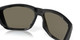 Profile View of Costa Del Mar Ferg Unisex Sunglasses Black/Polarized Blue Mirror 580G GLASS 59mm Alternate 1