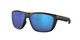 Close Up View of Costa Del Mar Ferg Unisex Sunglasses Black/Polarized Blue Mirror 580G GLASS 59mm Alternate 1