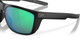 Top View of Costa Del Mar Ferg Unisex Sunglass Black/Polarized Green Mirror 580G GLASS 59 mm