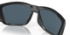 Profile View of Costa Del Mar Ferg XL Unisex Designer Sunglasses Black/Polarized Gray 580P 62 mm Alternate 1