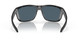 Front View of Costa Del Mar Ferg XL Unisex Designer Sunglasses Black/Polarized Gray 580P 62 mm Alternate 1