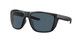 Close Up View of Costa Del Mar Ferg XL Unisex Designer Sunglasses Black/Polarized Gray 580P 62 mm Alternate 1