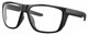 Profile View of Costa Del Mar Ferg XL Designer Reading Eye Glasses with Custom Cut Powered Lenses in Matte Black Unisex Panthos Full Rim Acetate 62 mm