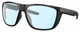 Profile View of Costa Del Mar Ferg XL Designer Blue Light Blocking Eyeglasses in Matte Black Unisex Panthos Full Rim Acetate 62 mm