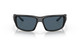 Front View of Costa Del Mar Fantail Unisex Designer Sunglasses Black/Polarized Gray 580P 59 mm