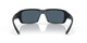Front View of Costa Del Mar Fantail Unisex Designer Sunglasses Black/Polarized Gray 580P 59 mm Alternate 1
