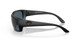 Side View of Costa Del Mar Fantail Unisex Sunglasses Black Blackout/Polarized Gray 580P 59 mm