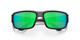 Close Up View of Costa Del Mar Fantail Sunglasses Black Blackout/Polarized Green Mirror 580P 59mm