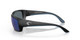 Side View of Costa Del Mar Fantail Unisex Sunglass Black Gray/Polarized Blue Mirror 580P 59mm
