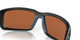 Profile View of Costa Del Mar Fantail Unisex Sunglass in Black/Polarized Green Mirror 580P 59 mm Alternate 1