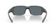 Front View of Costa Del Mar Fantail Unisex Sunglass Gray Black/Polarized Blue Mirror 580P 59mm Alternate 1