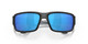 Close Up View of Costa Del Mar Fantail Unisex Sunglass Black Gray/Polarized Blue Mirror 580G 59mm