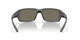 Front View of Costa Del Mar Fantail Unisex Sunglass Gray Black/Polarized Blue Mirror 580G 59mm Alternate 1