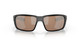 Front View of Costa Del Mar Fantail Pro Sunglass Black/Polarize Copper Silver Mirror 580G 60mm