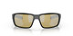 Front View of Costa Del Mar Fantail Pro Sunglass Black/Polarized Silver Mirror 580G GLASS 60mm