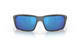 Front View of Costa Del Mar Fantail Pro Unisex Sunglasses Gray/Polarized Blue Mirror 580G 60mm