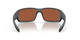 Front View of Costa Del Mar Fantail Pro Unisex Sunglass Gray/Polarized Green Mirror 580G 60 mm Alternate 1